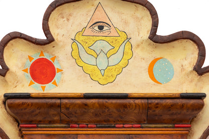 El Nino (Boy on Cloud), Retablo, dated 2021