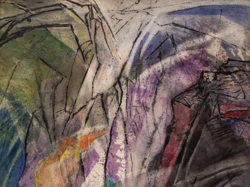 Canyon Morning (Colorado), Painting, dated 1982
