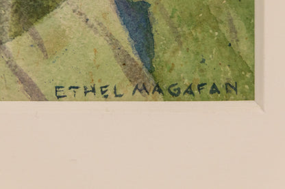 High Above the Valley (Colorado), Painting, circa 1970