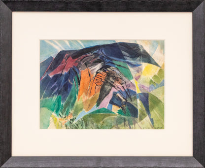 High Above the Valley (Colorado), Painting, circa 1970