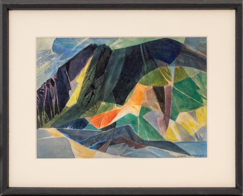 Evening Mountain (Colorado), Painting, circa 1970