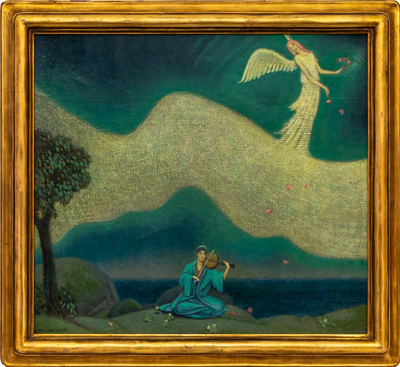 The Shining Angel of Remembrance, Painting, circa 1920