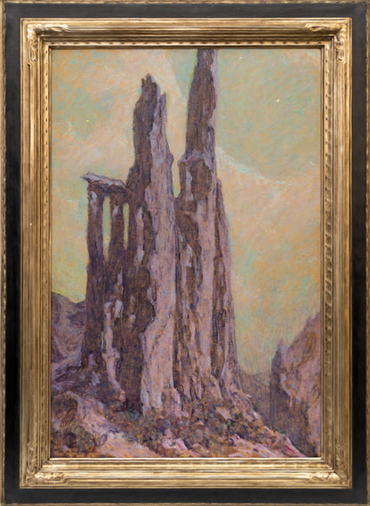 Cathedral Spires (Garden of the Gods, Colorado Springs, Colorado), Painting, dated 1922