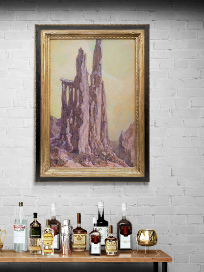 Cathedral Spires (Garden of the Gods, Colorado Springs, Colorado), Painting, dated 1922