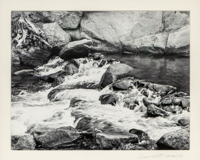 Harold Malde, South St. Vrain Creek (River Landscape, Colorado), photograph on paper Photograph