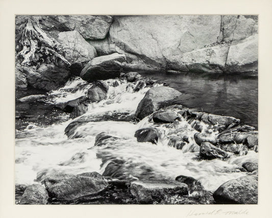 Harold Malde, South St. Vrain Creek (River Landscape, Colorado), photograph on paper Photograph