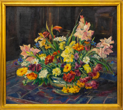 From Carla's Garden - Just Before Frost, Painting, 1938