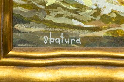 Ten (Flooding of the South Platte River, Denver, Colorado), Painting, 2007