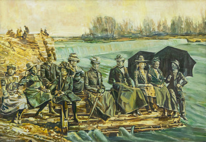 Ten (Flooding of the South Platte River, Denver, Colorado), Painting, 2007