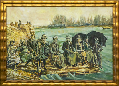 Ten (Flooding of the South Platte River, Denver, Colorado), Painting, 2007