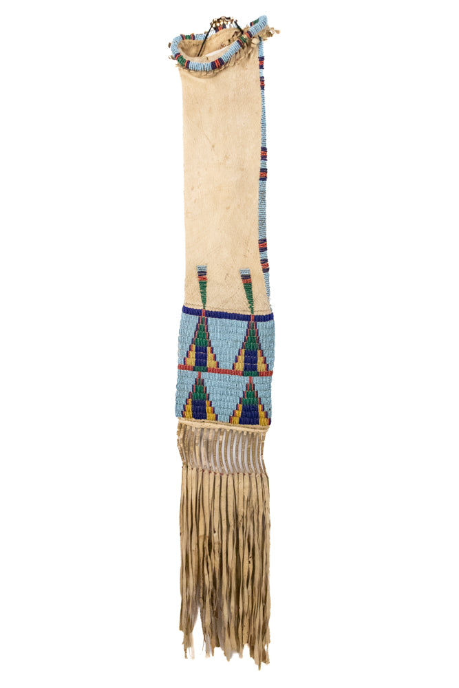 Great Basin Beaded Tobacco Bag, circa 1890