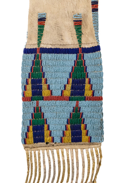 Great Basin Beaded Tobacco Bag, circa 1890