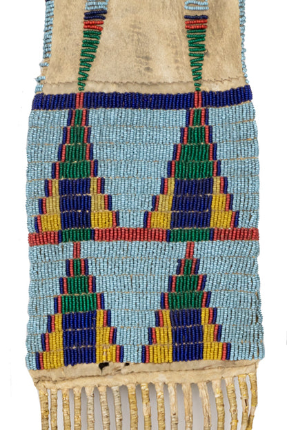 Great Basin Beaded Tobacco Bag, circa 1890