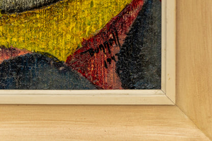 Untitled (Seated Man with Orb), Painting, circa 1940