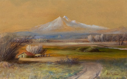 Longs Peak, From Near Longmont (Colorado), Painting, circa 1920