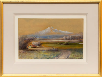 Longs Peak, From Near Longmont (Colorado), Painting, circa 1920