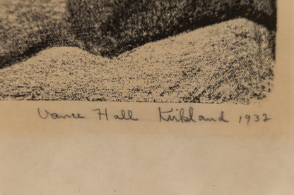 Mountain Ruins (Ruins of Central City, Colorado), Drawing, dated 1932