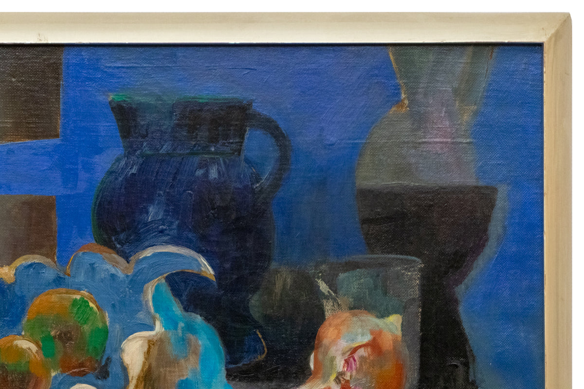 Untitled (Still Life with Bowl of Fruit), Painting, dated 1957