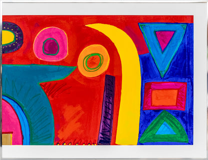 Untitled (Abstract Diptych), Painting, dated 1998