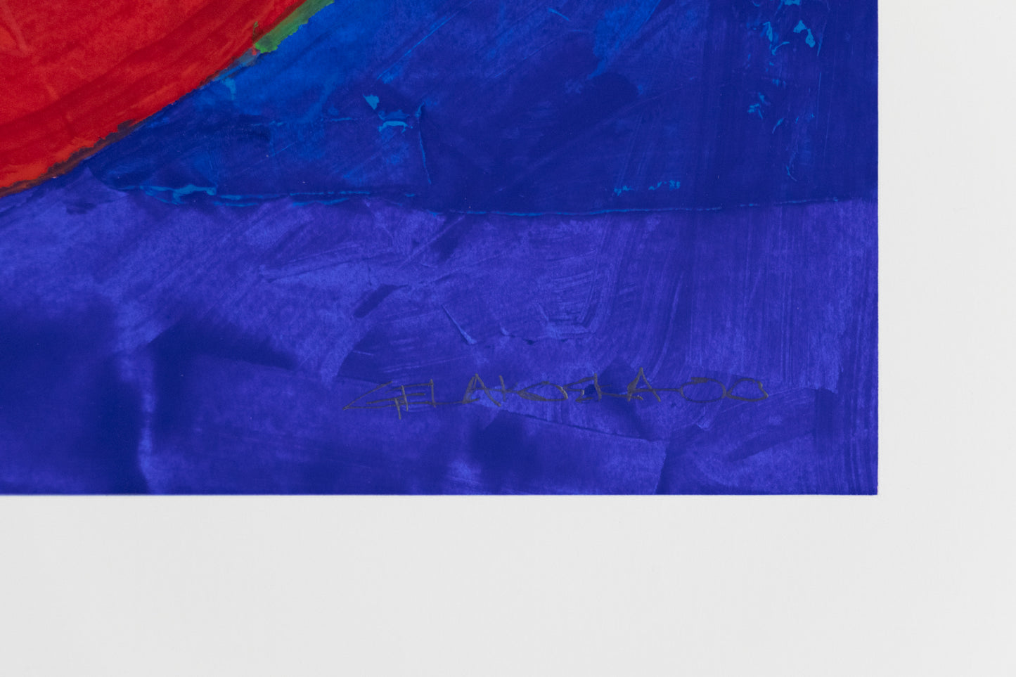 Untitled (Peach), Painting, dated 2000