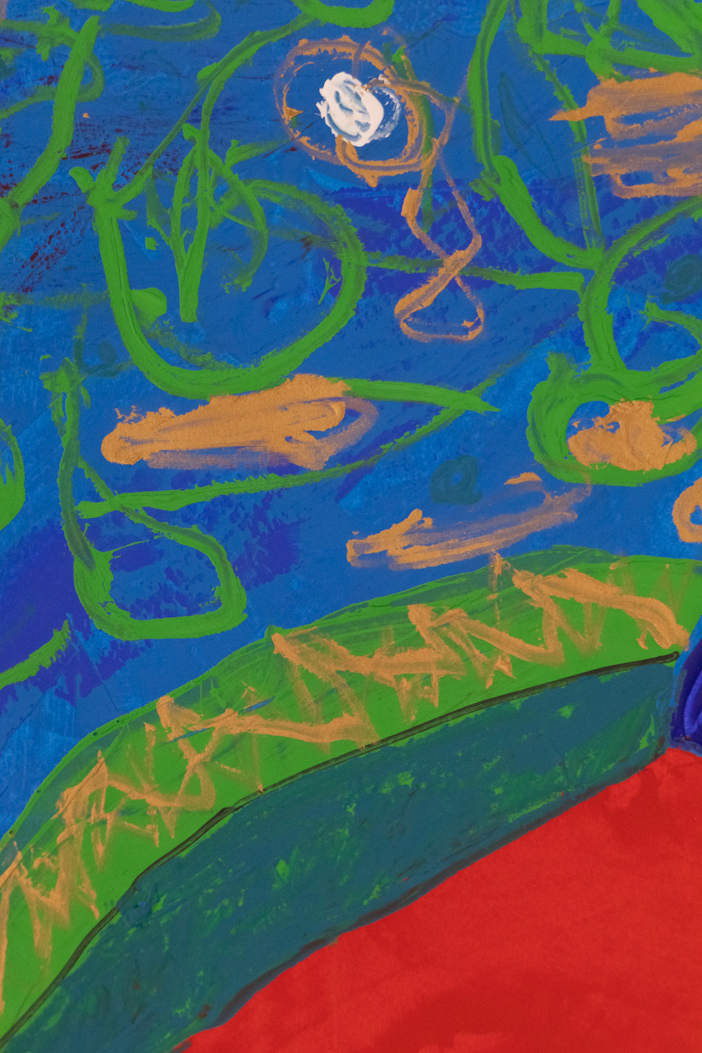 Untitled (Peach), Painting, dated 2000