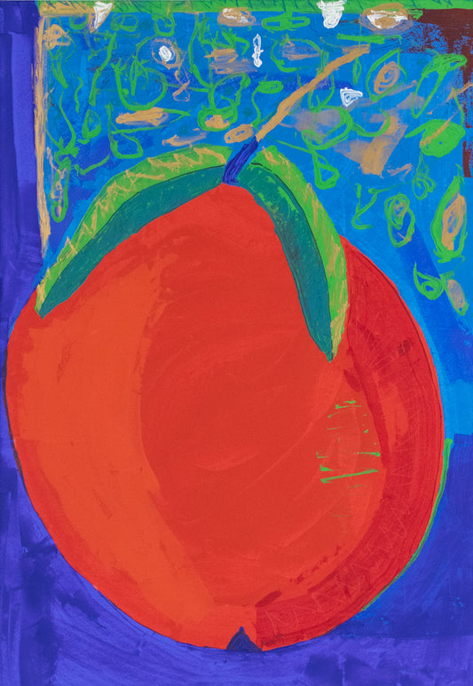 Untitled (Peach), Painting, dated 2000