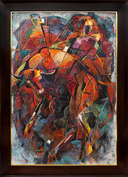 Abandoned Gold Mine, Cripple Creek (Colorado Mountain Landscape), Painting, circa 1927, Ernest Lawson (1873-1939), vintage fine art, Horizontal, Medium, Framed, oil, canvas, circa 1927, 1900-1949, 1920s, 20th CENTURY (1900-1999), Ernest, Lawson, American Impressionism, Fauvism & Plein Air, Landscape, Mountains, Broadmoor Art Academy - Colorado Springs Fine Arts Center, Colorado, 16 x 20 inches