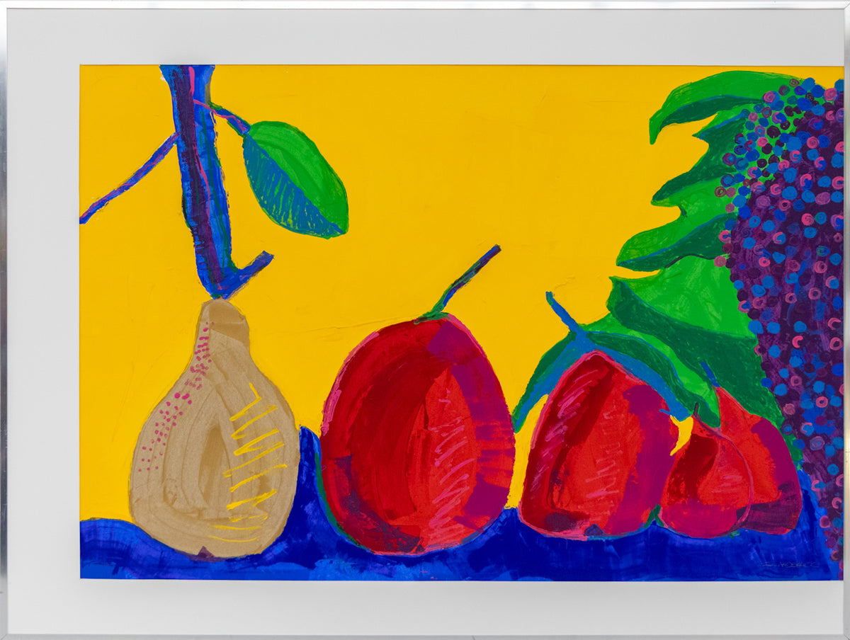 Untitled (Diptych of Fruit), Painting, dated 2000
