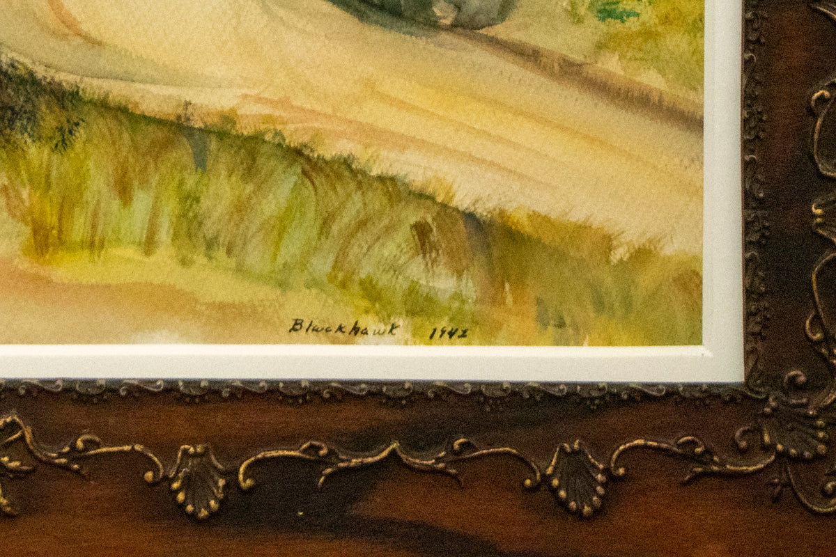 Blackhawk, Painting, dated 1943