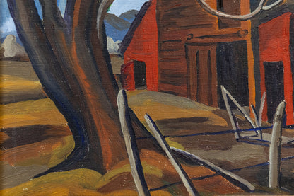 Double D Ranch, Painting, dated 1934