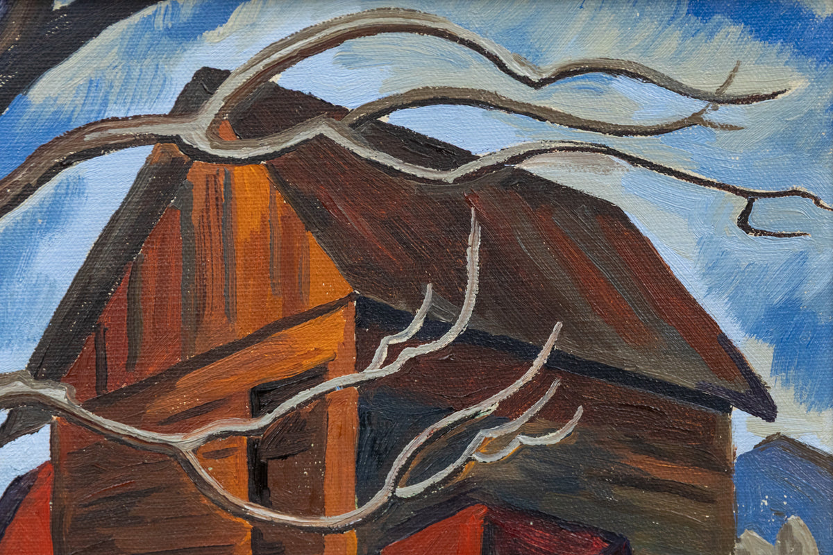 Double D Ranch, Painting, dated 1934