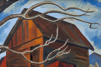 Double D Ranch, Painting, dated 1934