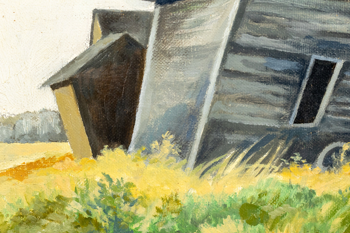 Untitled (Leaning Shack, Colorado), Painting