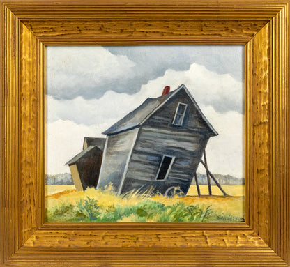 Untitled (Leaning Shack, Colorado), Painting