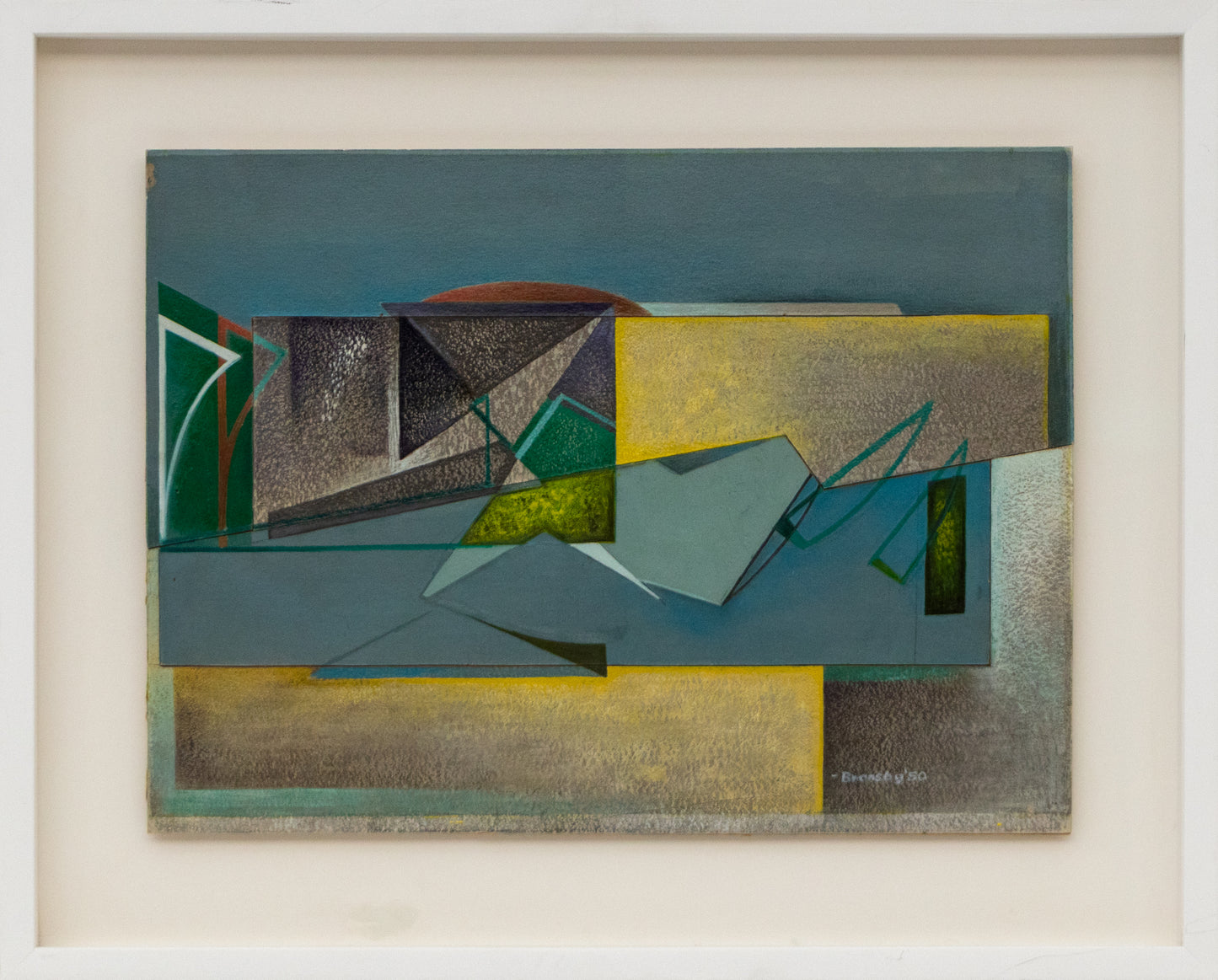 Non-objective #4, Painting, dated 1950