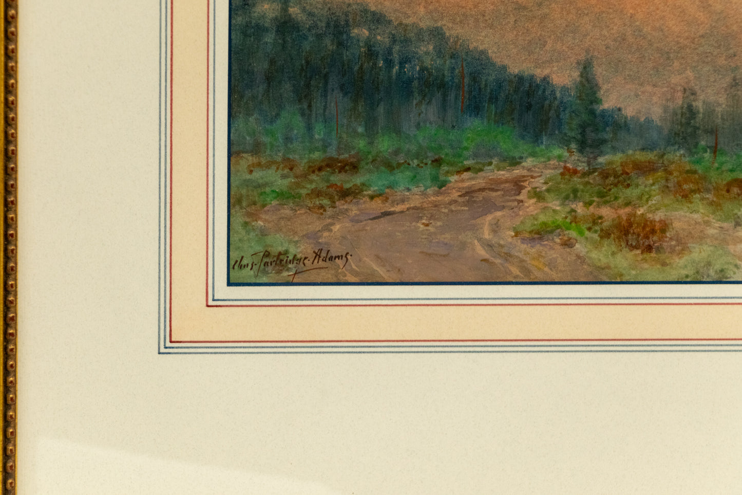 Untitled ( Mountain Landscape with Road), Painting