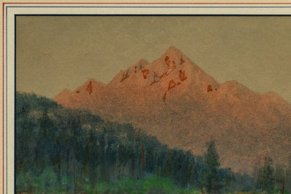 Untitled ( Mountain Landscape with Road), Painting