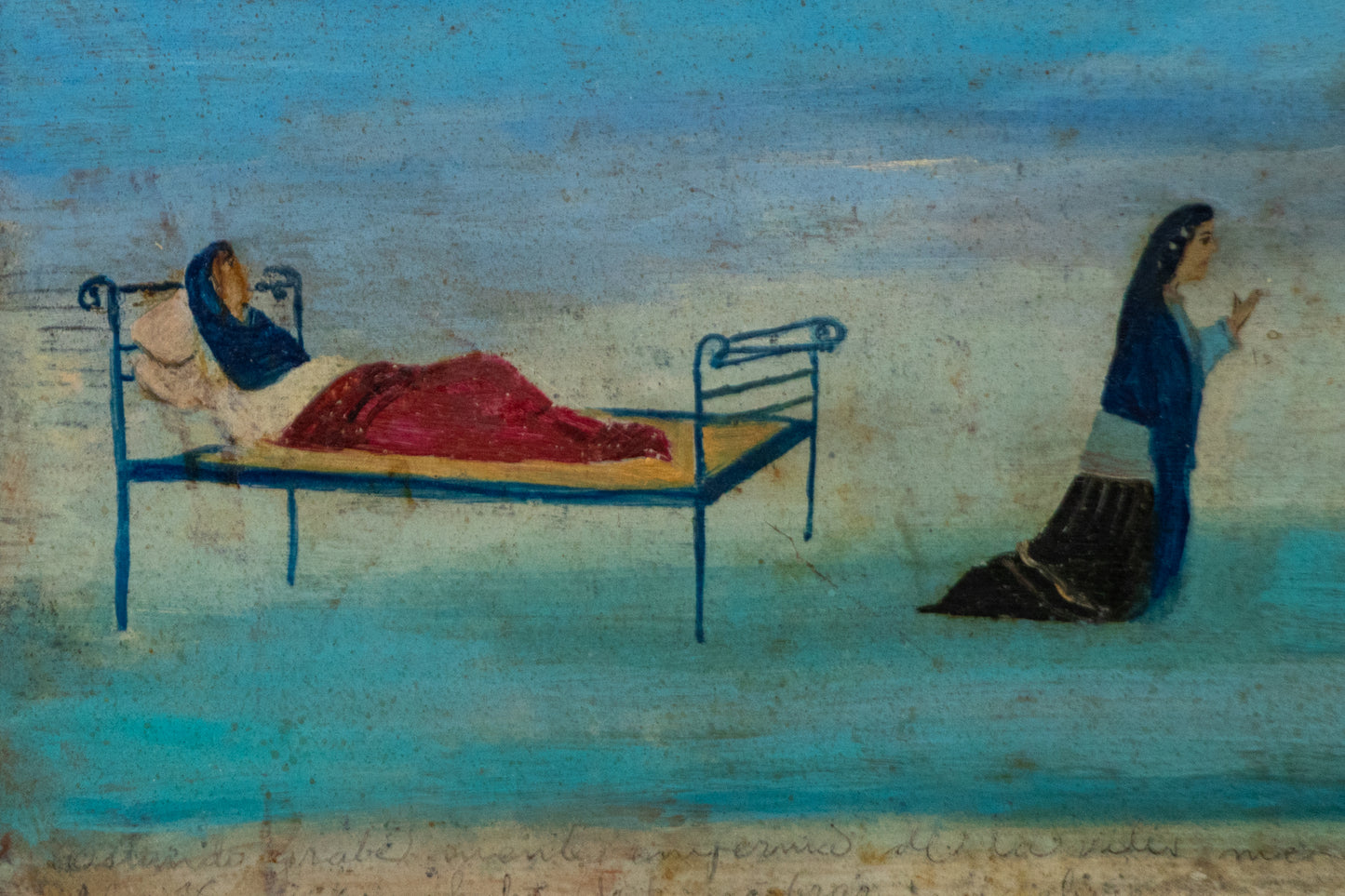 Ex-Voto; Offering in Thanks for the Healing of a Gall Bladder Illness, Retablo, circa 1930