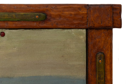 Ex-Voto; Giving Thanks for Saving her Son, Retablo, dated 1866