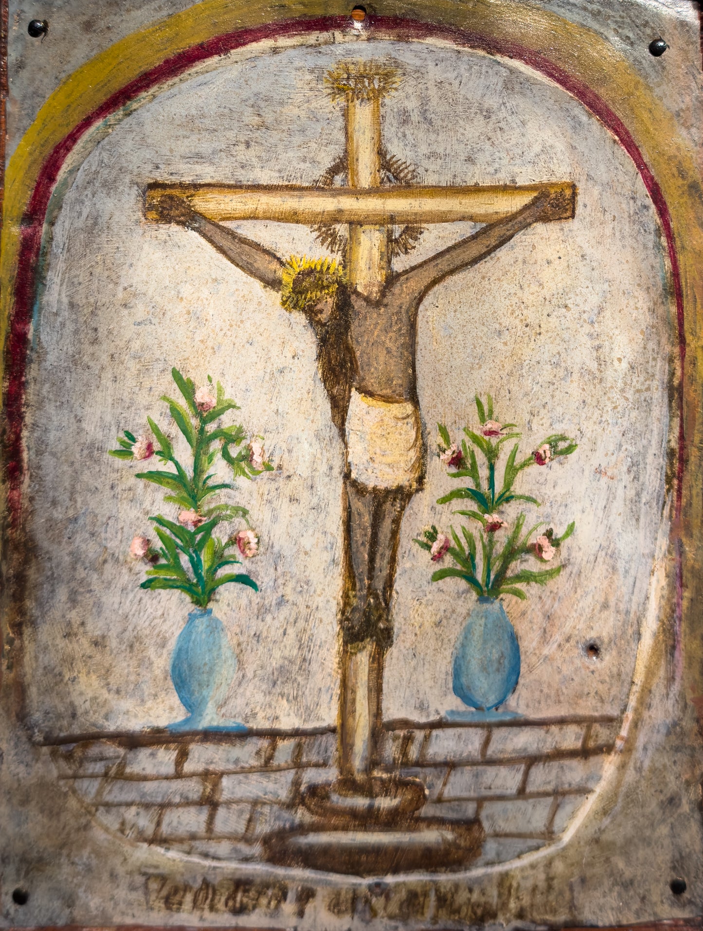 Retablo  (Crucifix), Retablo