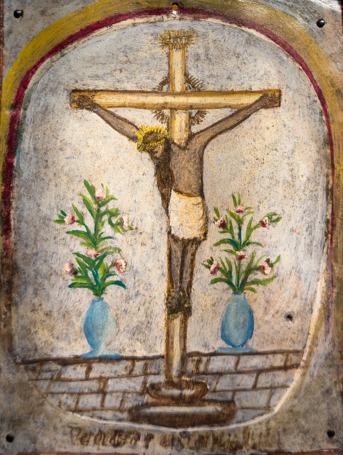 Retablo  (Crucifix), Retablo