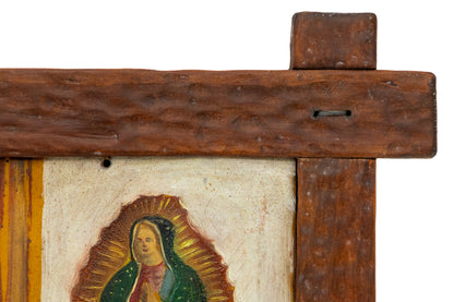 Ex-Voto; Giving Thanks to Our Lady of Guadalupe, Retablo, dated 1927