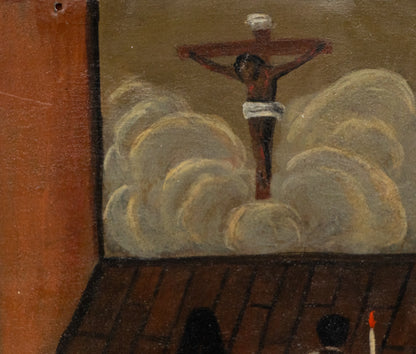 Ex-Voto: Giving Thanks for the Recovery of a Daughter, Retablo, dated 1895