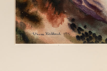 Tourists, Painting, dated 1942