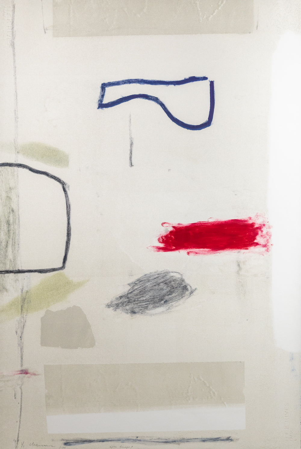 Dale Chisman, Ether Image 9, dated 1995, watercolor on paper Painting