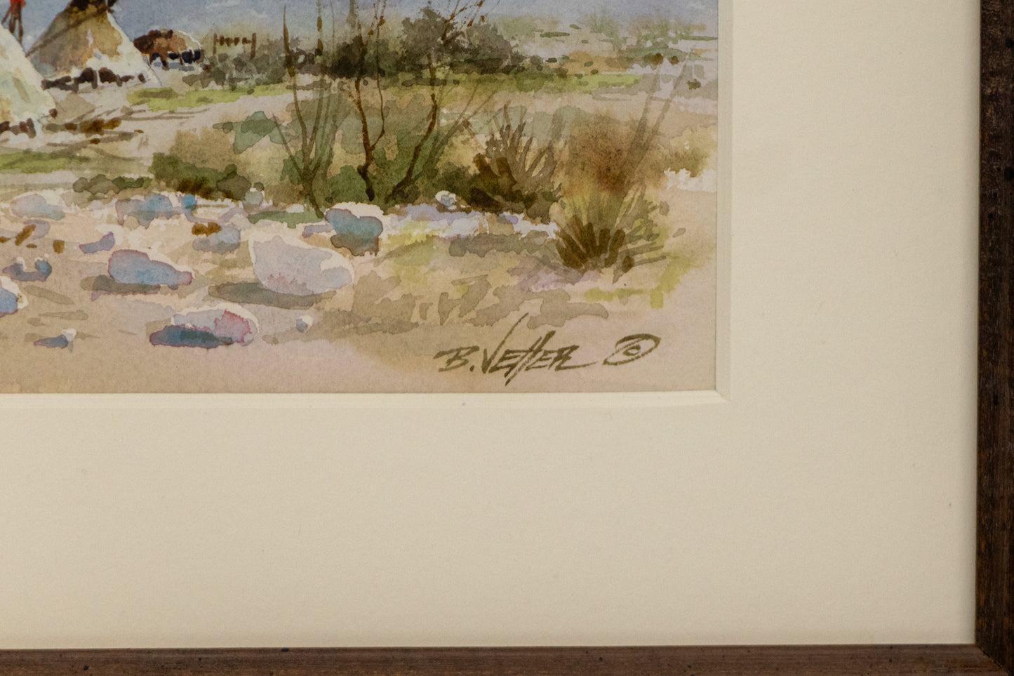 Desert Encampment, Painting