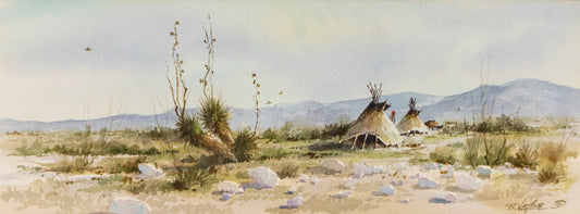 Desert Encampment, Painting