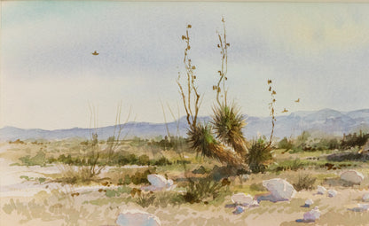 Desert Encampment, Painting