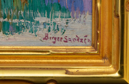 Rocks and Aspens, Rocky Mountain National Park, Colorado, Painting, dated 1931