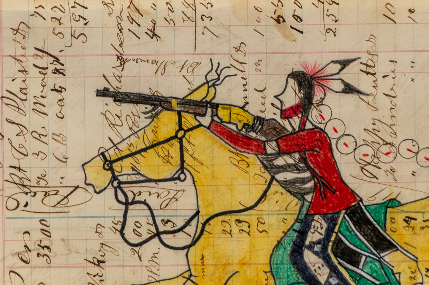 Warrior on Horseback with Rifle, dated 2025